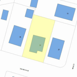 31 Sharon Ave, Newton, MA 02466 plot plan