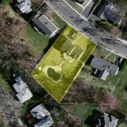 293 Hartman Rd, Newton, MA 02459 aerial view