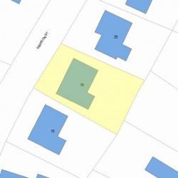 19 Simpson St, Newton, MA 02458 plot plan