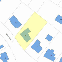 58 Westminster Rd, Newton, MA 02459 plot plan