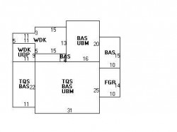 44 Clinton Pl, Newton, MA 02459 floor plan