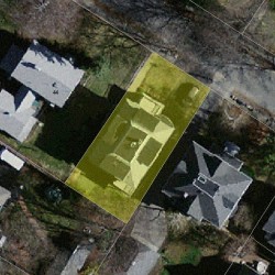50 Arlington St, Newton, MA 02458 aerial view