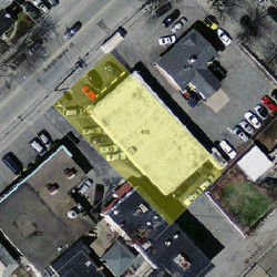 416 Watertown St, Newton, MA 02458 aerial view