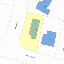 26 Hallron Rd, Newton, MA 02462 plot plan