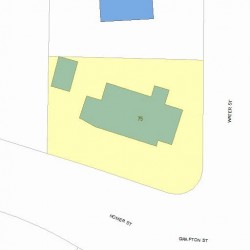 75 Homer St, Newton, MA 02459 plot plan