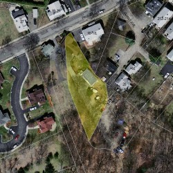 18 Evergreen Cir, Newton, MA 02465 aerial view