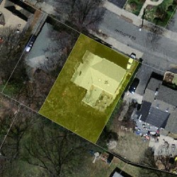 25 Whitlowe Rd, Newton, MA 02465 aerial view