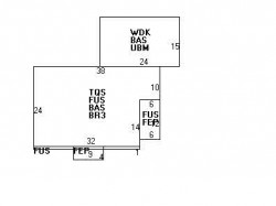 146 Washington Ave, Newton, MA 02465 floor plan