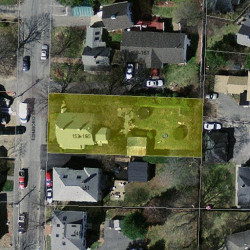 155 Edinboro St, Newton, MA 02460 aerial view