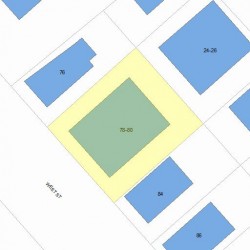 80 West St, Newton, MA 02458 plot plan