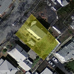 8 Emerald St, Newton, MA 02458 aerial view