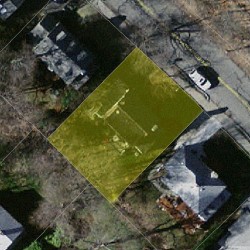 245 Cypress St, Newton, MA 02459 aerial view