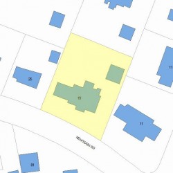 19 Nehoiden Rd, Newton, MA 02468 plot plan