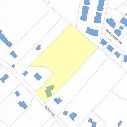 136 Dudley Rd, Newton, MA 02459 plot plan