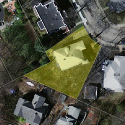 34 Rossmere St, Newton, MA 02460 aerial view