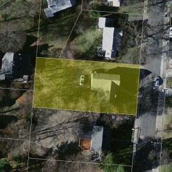 19 Ashford Rd, Newton, MA 02459 aerial view