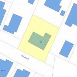 20 Milton Ave, Newton, MA 02465 plot plan