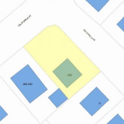 438 California St, Newton, MA 02460 plot plan