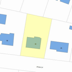 49 Upham St, Newton, MA 02465 plot plan