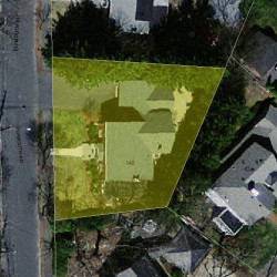 140 Plymouth Rd, Newton, MA 02461 aerial view