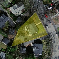 15 Kingston Rd, Newton, MA 02461 aerial view