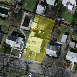 115 Falmouth Rd, Newton, MA 02465 aerial view