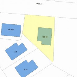 194 Gibbs St, Newton, MA 02459 plot plan