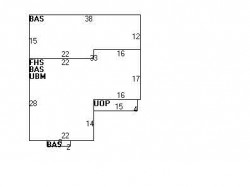 1084 Chestnut St, Newton, MA 02464 floor plan