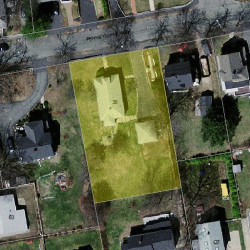 36 Pennsylvania Ave, Newton, MA 02464 aerial view