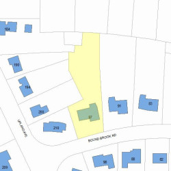 97 Bound Brook Rd, Newton, MA 02461 plot plan