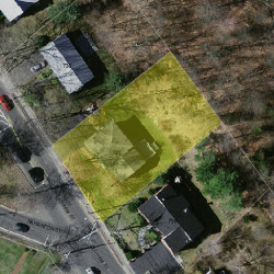 744 Dedham St, Newton, MA 02459 aerial view