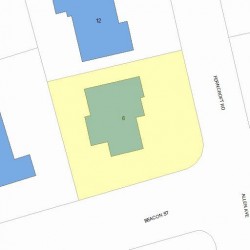 6 Ferncroft Rd, Newton, MA 02468 plot plan