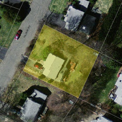 19 Village Rd, Newton, MA 02460 aerial view