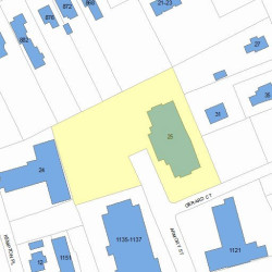 25 Armory St, Newton, MA 02465 plot plan