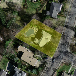 119 Oak Hill St, Newton, MA 02459 aerial view