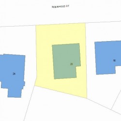 20 Robinhood St, Newton, MA 02466 plot plan