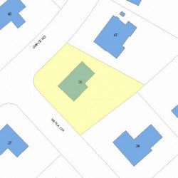 39 Grace Rd, Newton, MA 02459 plot plan