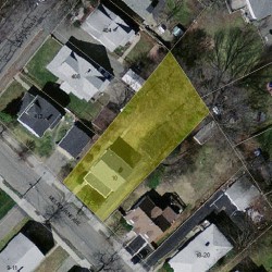 10 Melbourne Ave, Newton, MA 02460 aerial view