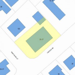 27 Lincoln Rd, Newton, MA 02458 plot plan