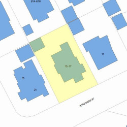 17 Rossmere St, Newton, MA 02460 plot plan