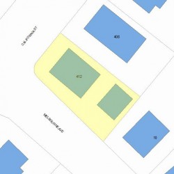 412 California St, Newton, MA 02460 plot plan