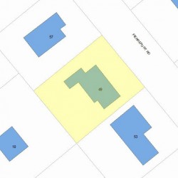 49 Pierrepont Rd, Newton, MA 02462 plot plan