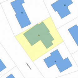 24 Emmons St, Newton, MA 02465 plot plan