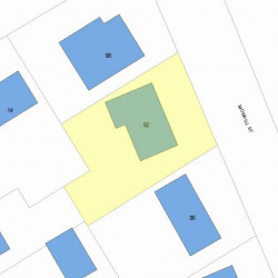 92 Morrill St, Newton, MA 02465 plot plan