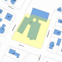 191 Pearl St, Newton, MA 02458 plot plan