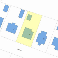 67 Carl St, Newton, MA 02461 plot plan