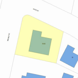 1048 Walnut St, Newton, MA 02461 plot plan