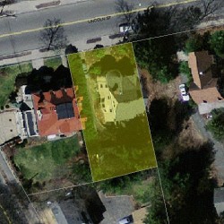 166 Lincoln St, Newton, MA 02461 aerial view
