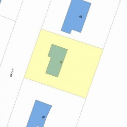 76 Day St, Newton, MA 02466 plot plan