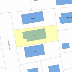 15 Bonwood St, Newton, MA 02460 plot plan
